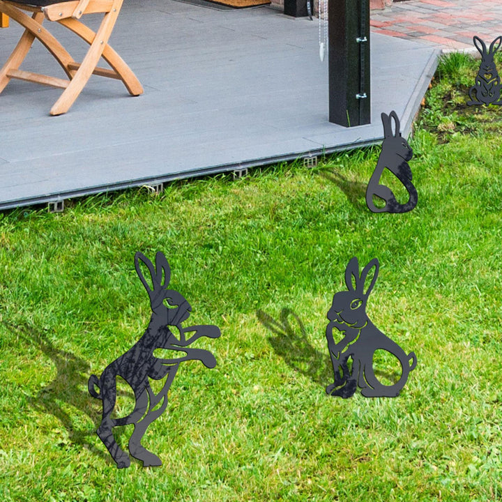 🐇Pre-Easter Promotion - Garden Metal Rabbit Yard Art🐇 - FOFOPO