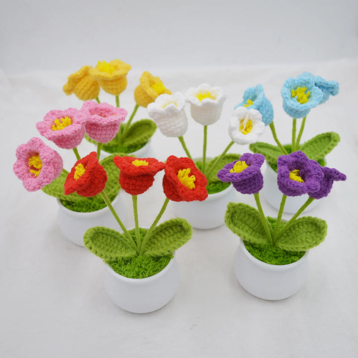 ✨Hand Knitted Mini Potted Plant(Garden Decoration)🌻 - FOFOPO