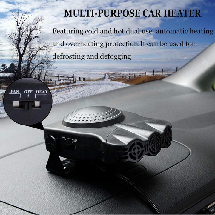 150W Portable Car Heater Defrosts Defogger - FOFOPO