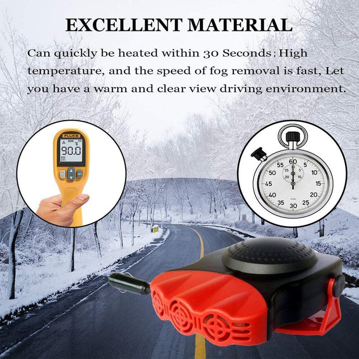 150W Portable Car Heater Defrosts Defogger - FOFOPO