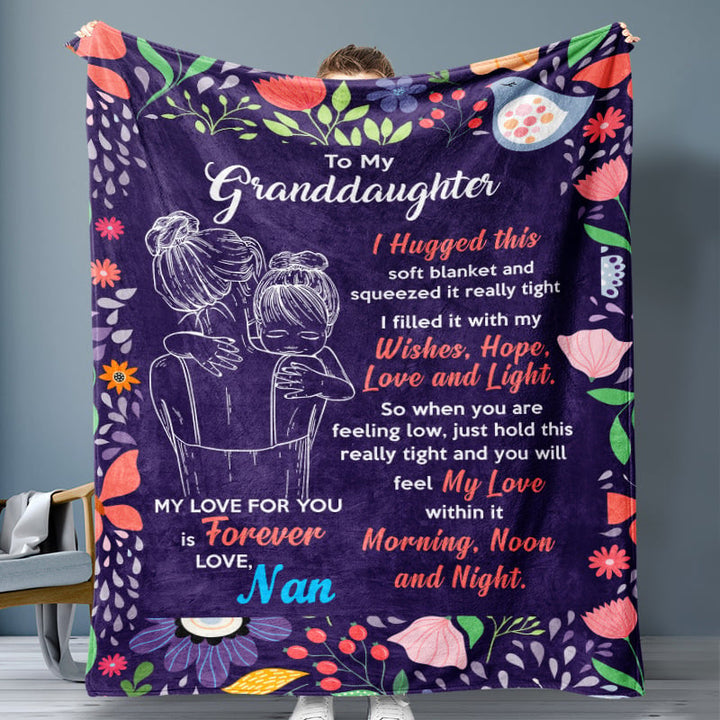 🎁Granddaughter's Gift-Sweet Words Blanket - FOFOPO