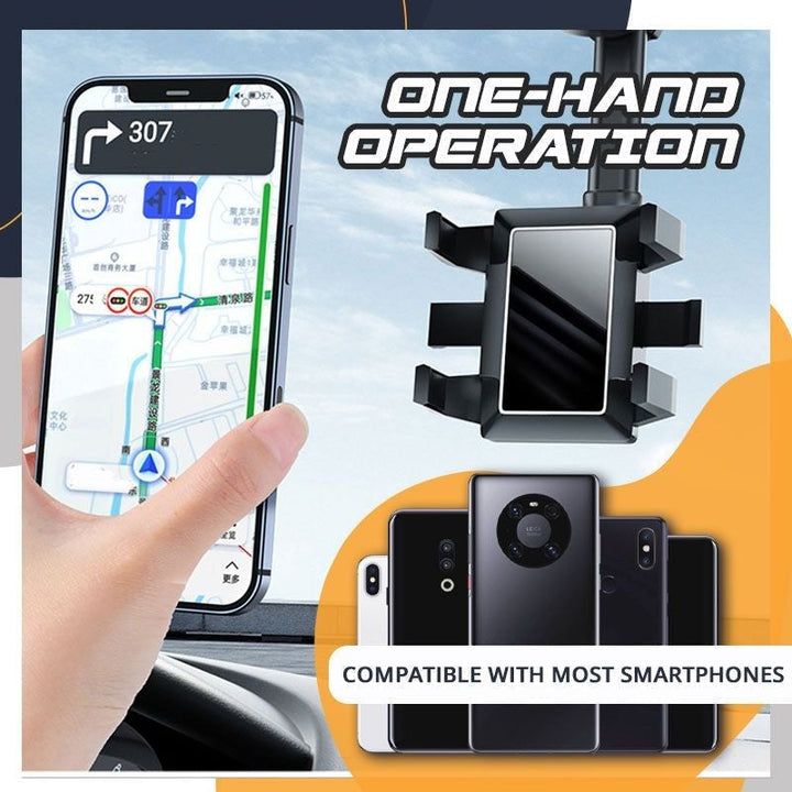 360 Degree Rotatable & Retractable Car Phone Holder Mount - FOFOPO