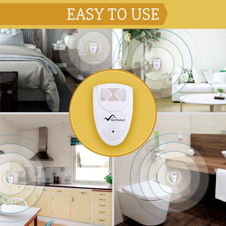 Ultrasonic Pest Repeller - Get Rid Of Pest In 48 Hours - FOFOPO