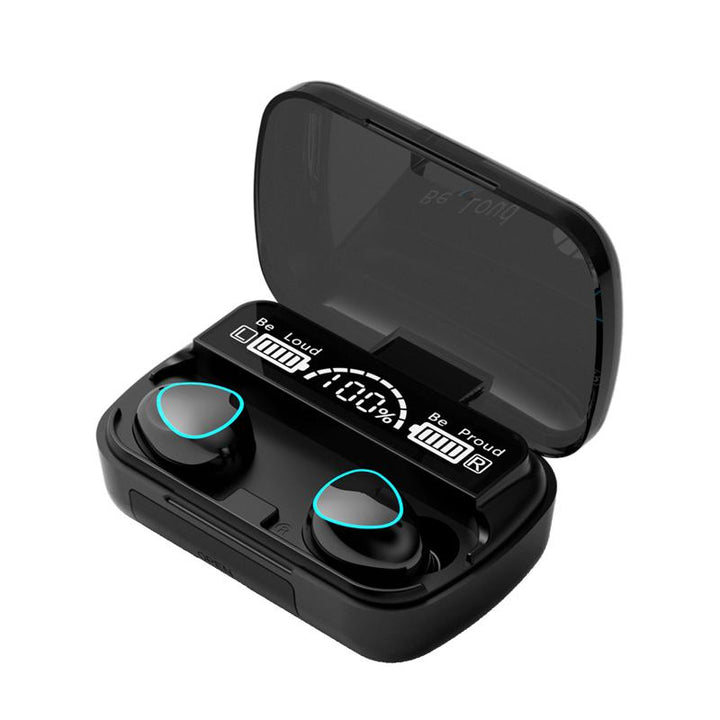 Bluetooth Wireless Earphones Waterproof Stereo Earbuds with Smart LED Display and Big Battery - FOFOPO