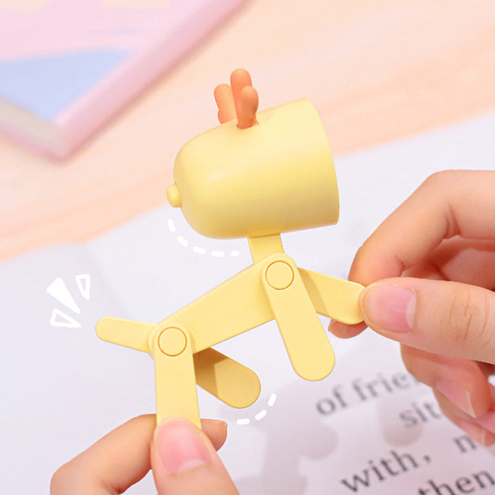 LED Cute Pet Night Light Decorative Ornament Gift Portable Mini Phone Holder Creative Led Desk Lamp - FOFOPO