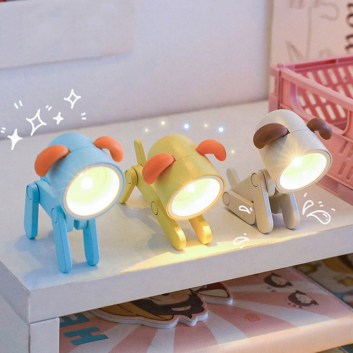 LED Cute Pet Night Light Decorative Ornament Gift Portable Mini Phone Holder Creative Led Desk Lamp - FOFOPO