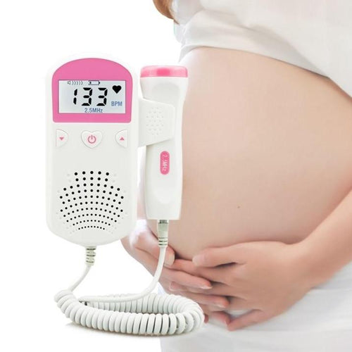 FETAL DOPPLER HEART RATE MONITOR HOME PREGNANCY BABY FETAL HEART RATE SOUND DETECTOR - FOFOPO