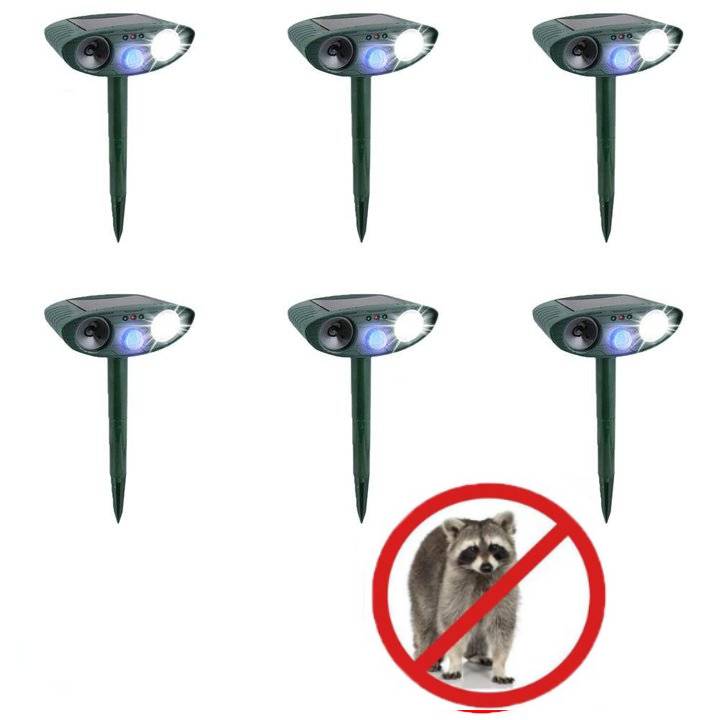 Raccoon Outdoor Ultrasonic Repeller - Solar Powered - FOFOPO