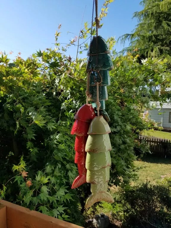 🎏🎏Colored Koi Fish Wind Chime - FOFOPO