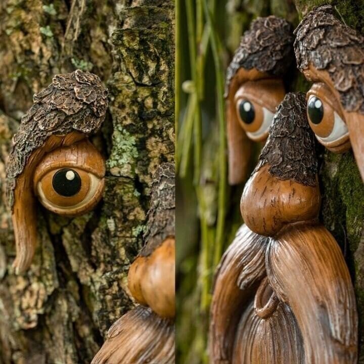 Unique Bird Feeders for Outdoors - Old Man Tree Art 🔥 - FOFOPO