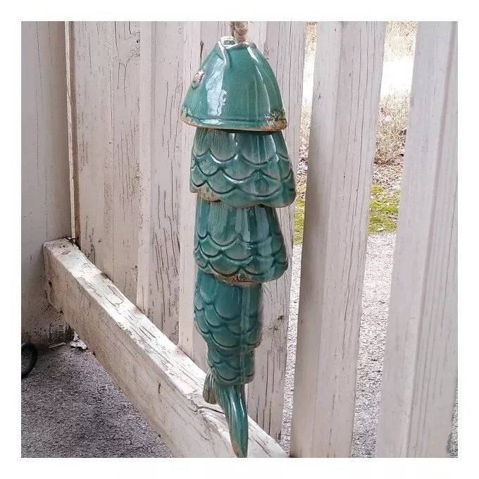 🎏🎏Colored Koi Fish Wind Chime - FOFOPO