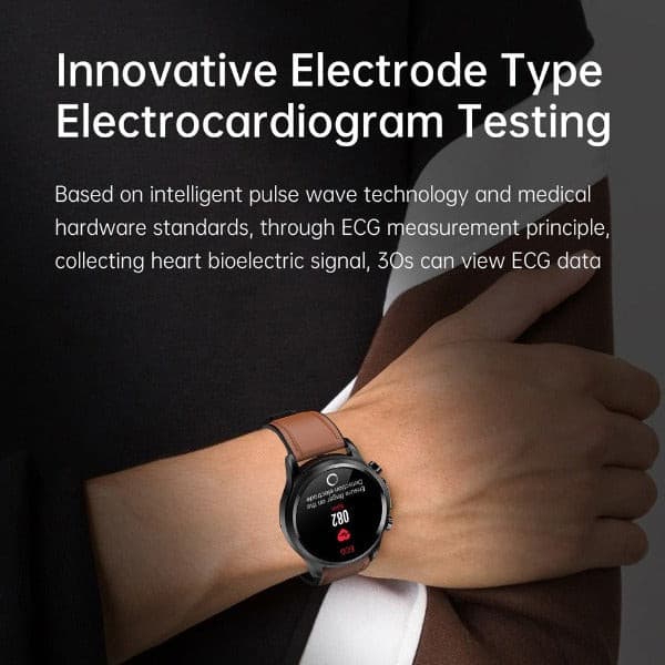 Geekran Non-invasive Glucose Testing Smartwatch with Heart Rate Measurement - FOFOPO