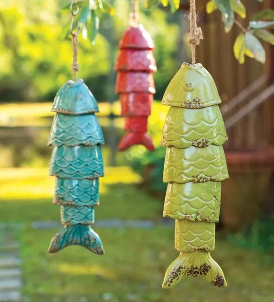 🎏🎏Colored Koi Fish Wind Chime - FOFOPO