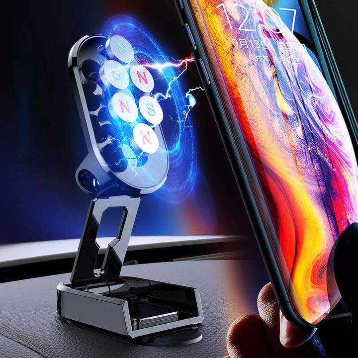 Metal Strong Magnetic Folding Phone Holder for Car - FOFOPO