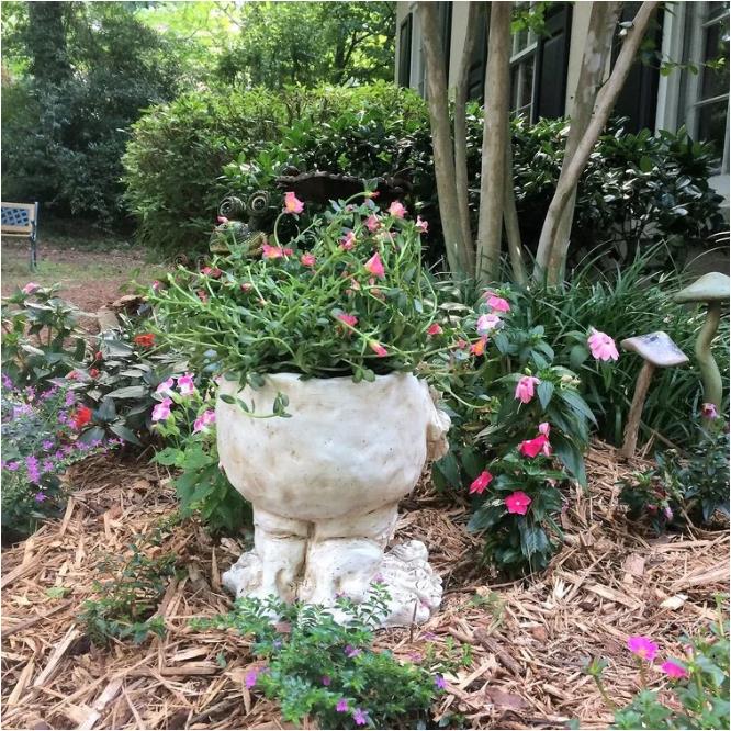 Mugglys Face Statue Planter - FOFOPO