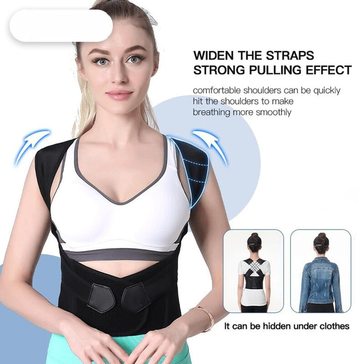 Adjustable Back Posture Belt Office Home Gym Unisex - FOFOPO