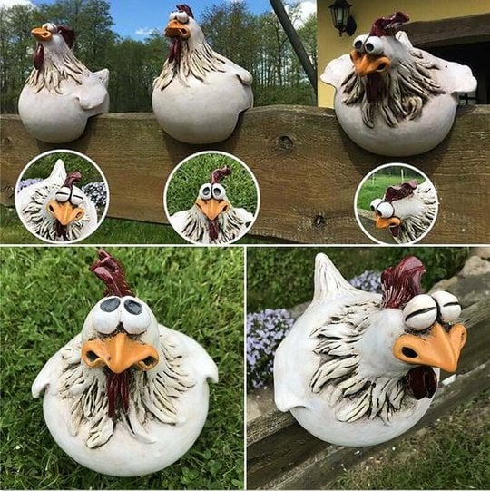 🔥Funny Chicken Garden Fence Decoration - FOFOPO