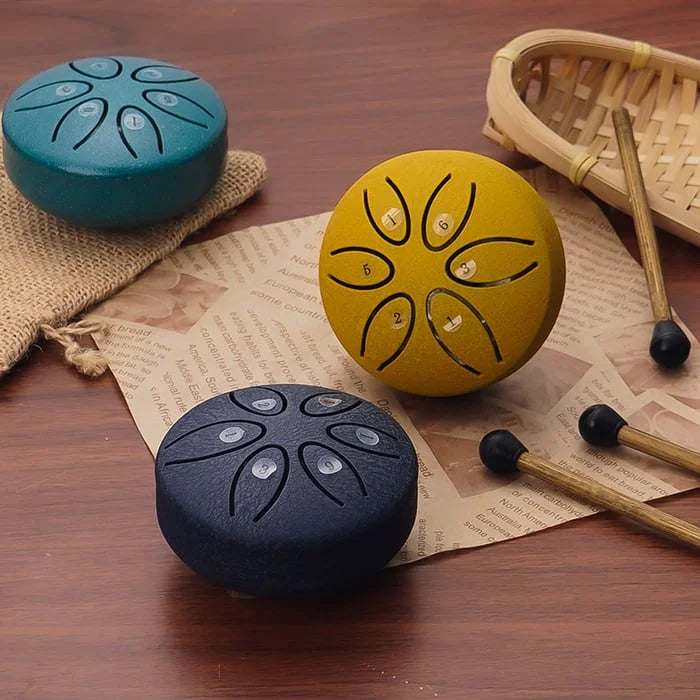 Buddha Stones Mini Steel Tongue Drum Kit (3 Inch) - FOFOPO