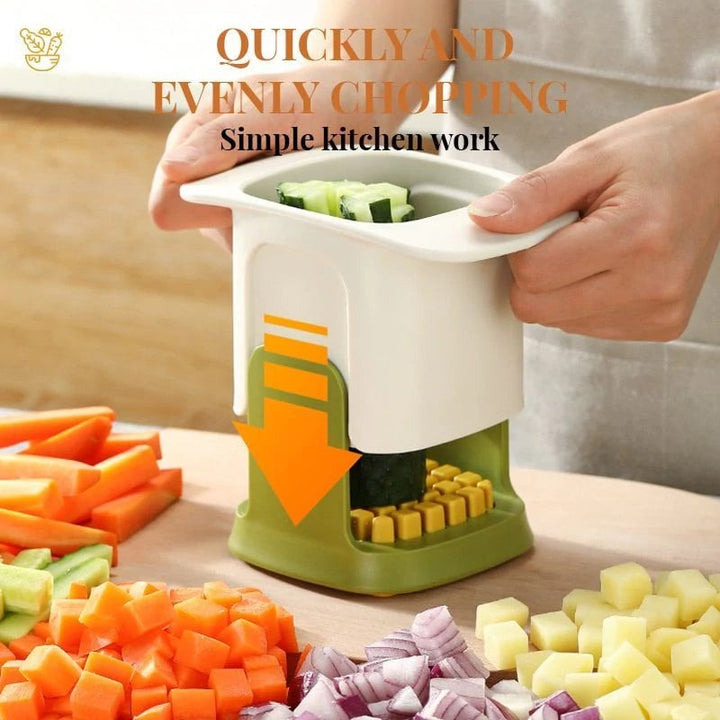 🎁2-in-1 Vegetable Chopper Dicing & Slitting - FOFOPO