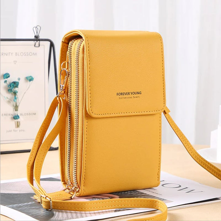 Large Capacity Elegant Crossbody Touch Screen Phone Bag - FOFOPO