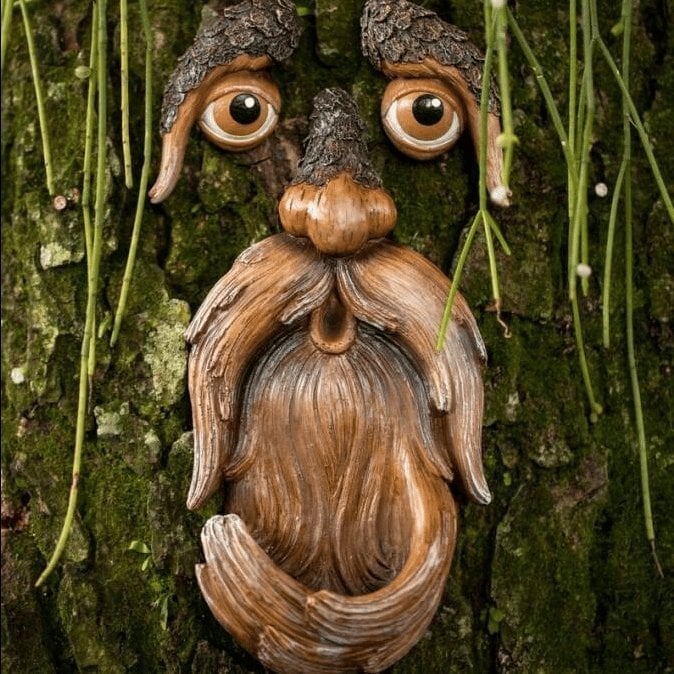 Unique Bird Feeders for Outdoors - Old Man Tree Art 🔥 - FOFOPO