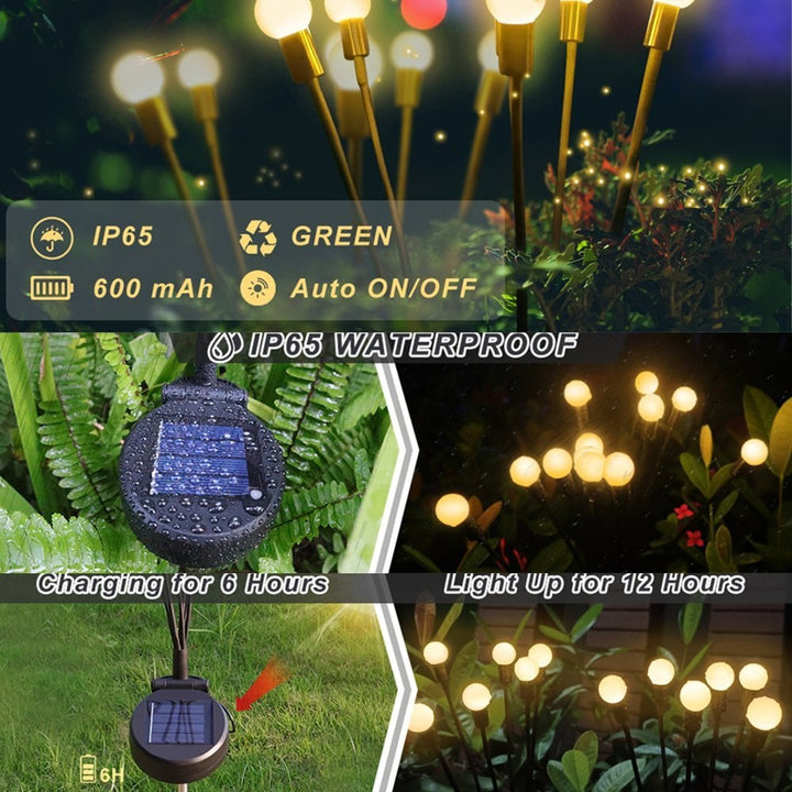 Solar Powered Firefly Garden Light - FOFOPO