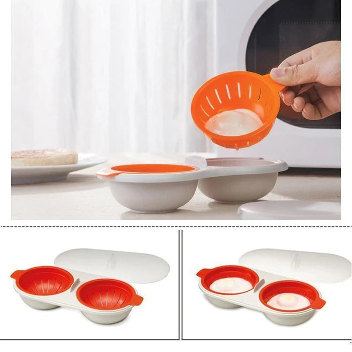 Portable egg cooker for microwave - FOFOPO