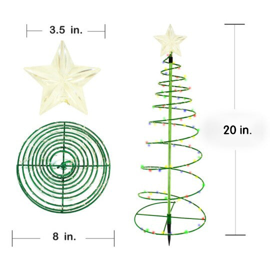 Solar Christmas Tree LED String Lights - FOFOPO