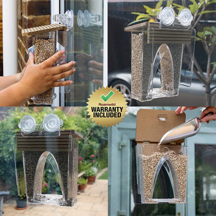 💝 Arch Window Bird Feeder🏠 - FOFOPO