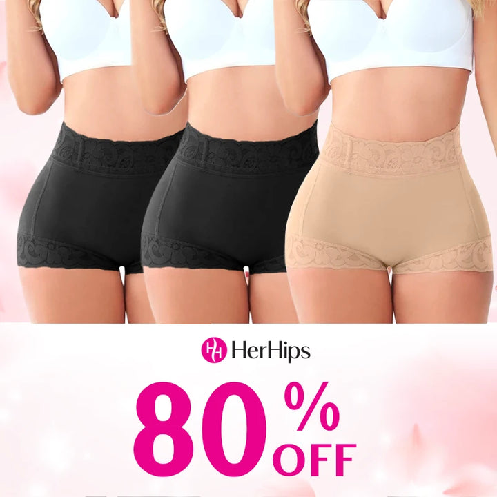 Lace High Waist Tummy Control Panties - FOFOPO