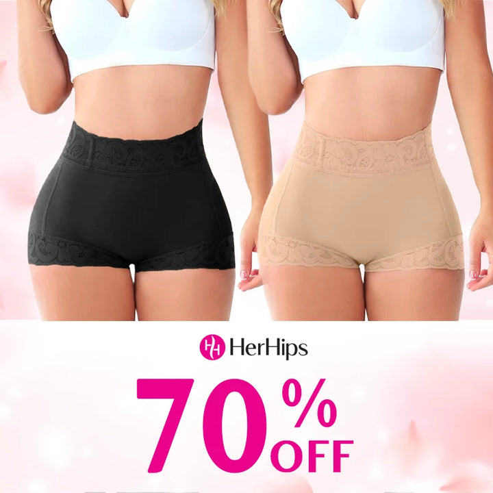 Lace High Waist Tummy Control Panties - FOFOPO