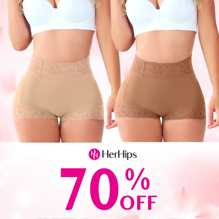 Lace High Waist Tummy Control Panties - FOFOPO