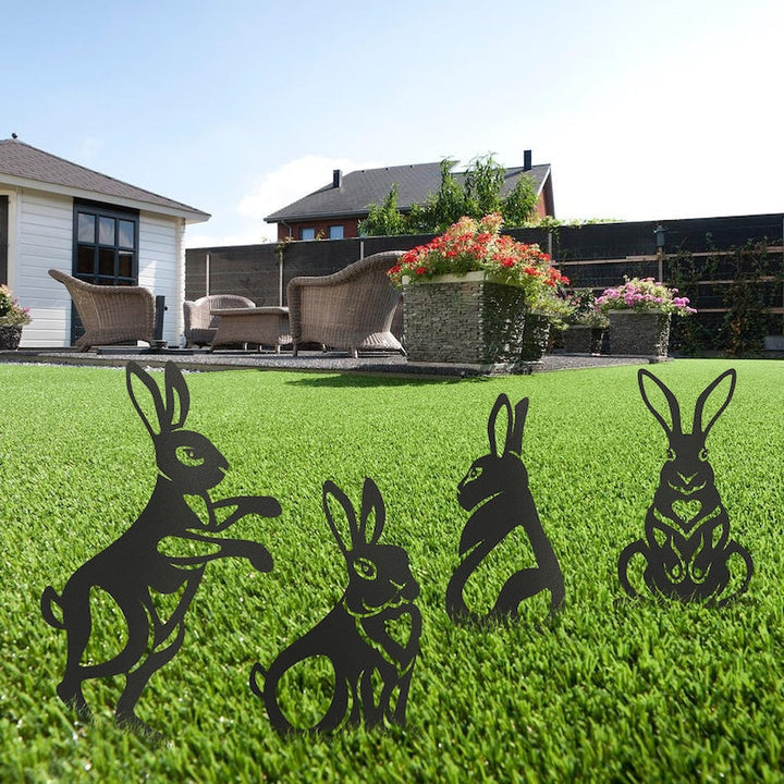 🐇Pre-Easter Promotion - Garden Metal Rabbit Yard Art🐇 - FOFOPO