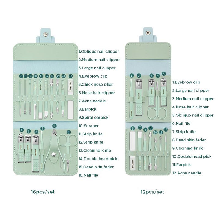 Nail Clippers Portable Set (12/16pcs) - FOFOPO