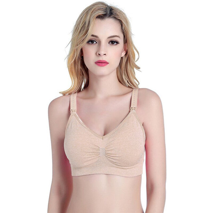 Magic Crisscross Strap Non Wired Nursing Bra - FOFOPO