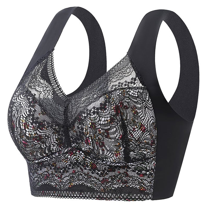 Plus Size Seamless Push Up Wireless Bra - FOFOPO