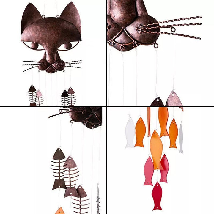 Handicraft Metal Fun Catfish Wind Chime🎐 - FOFOPO