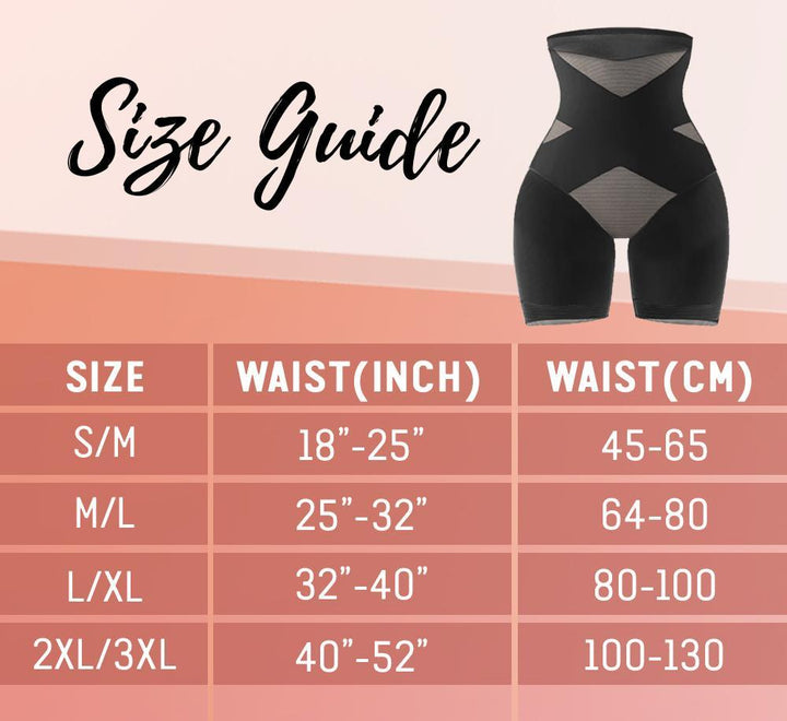 NEW CROSS COMPRESSION ABS & BOOTY HIGH WAISTED SHAPER - FOFOPO