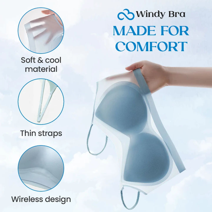 WindyBra – Seamless Ultra-Thin Plus Size Ice Silk Comfort Bra - FOFOPO